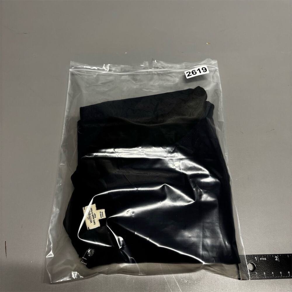 Wilfred Women's Size 4 Navy & Black Bodycon Knee Length Party Dress‎ - Picture 12 of 16